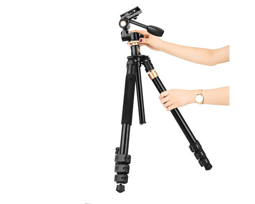 Штатив + монопід фірми QZSD для фотоапаратів - Q-620H (Q620H) + головка Q80