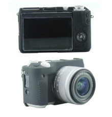 Захисний силіконовий чохол для фотоапаратів CANON EOS M6 - чорний