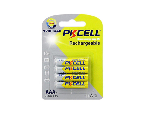 Акумулятори AAA - PkCell 1200 mAh (4 шт. у блістері)