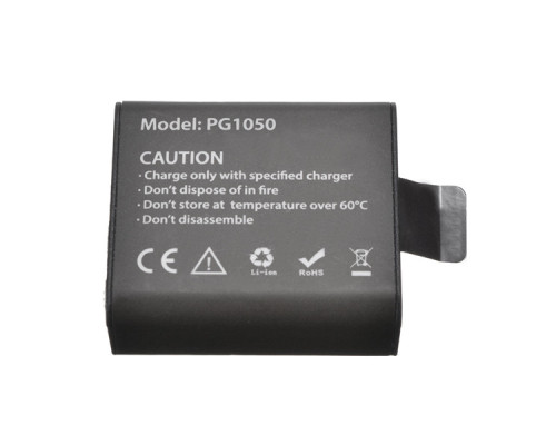 Акумулятор PG1050 - аналог (SJCAM SJ4000B) для камер EKEN H8, H8R, H8 Pro, H9, H9R, V8S, SJ6000, SJ7000 і т.д.
