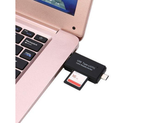 Кардрідер (card reader/writer) USB 2.0 OTG/Type-C/MicroSD/MicroUSB/SD - 5 в 1 для телефону, ноутбука і т.д.