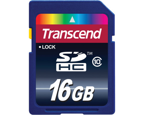 Карта пам'яті Transcend SD HC 16 GB (10 Class)