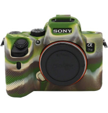 Захисний силіконовий чохол для фотоапаратів SONY A7 III, A7r III, A7s III, A9 - камуфляжний