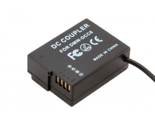 Мережевий адаптер DMW-AC8 + DMW-DCC8 (сумісний з акумулятором DMW-BLC12) для камер Panasonic живлення від мережі