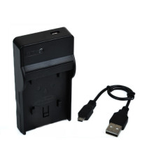 Зарядний пристрій micro USB для камери Leica D-Lux 5 (АКБ DMW-BCJ13, DMW-BCJ13E, BP-DC10, BP-DC10-E)
