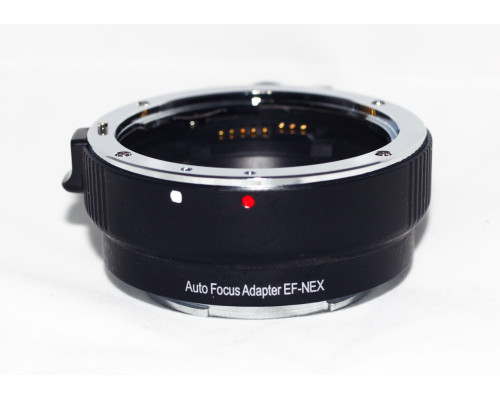 Адаптер EF, EF-S - NEX (автофокусний) (байонет E-mount) для камер SONY NEX-3, 5, 6, 7, A5000, A6000, A7, A7 II