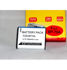 Акумулятори BP70A (BP-70A, BP-70EP, EA-BP70A, EA-BP70A, SLB-70A) для камер SAMSUNG - 750 ma