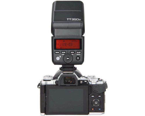 Спалах для фотоапаратів Olympus та Panasonic - GODOX TT350O з TTL та HSS та вбудованим синхронізатором