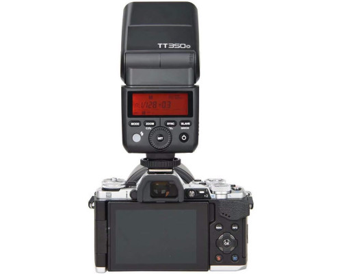 Спалах для фотоапаратів Panasonic та Olympus - GODOX TT350O з TTL та HSS та вбудованим синхронізатором