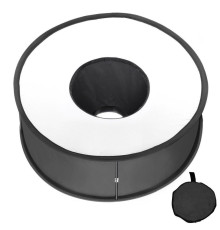 Круглий складний софтбокс, розсіювач, дифузор (Softbox) PULUZ PU5145 для спалахів 45 см