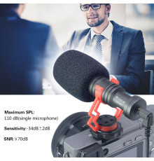 Направлений камерний мікрофон Mcoplus VM-D02 для фотоапарата (камери, смартфона)