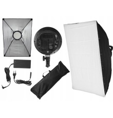LED свет (168 LED) + софтбокс 50 x 70 (48 Вт, 3200K-5600K)