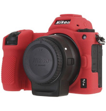 Захисний силіконовий чохол для фотоапаратів Nikon Z6, Z6 II, Z7, Z7 II - червоний