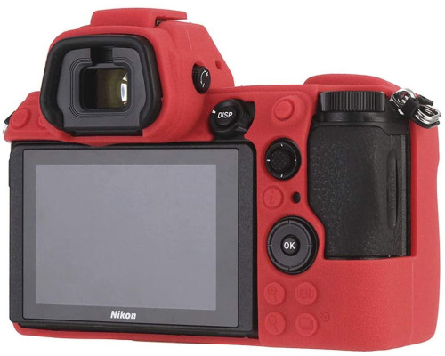 Захисний силіконовий чохол для фотоапаратів Nikon Z6, Z6 II, Z7, Z7 II - червоний