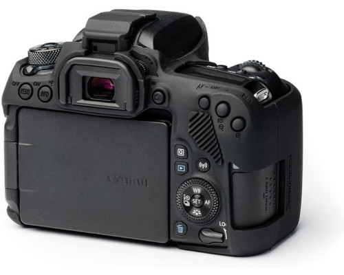 Захисний силіконовий чохол для фотоапаратів Canon EOS 77D - чорний