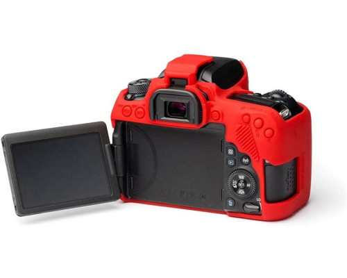 Захисний силіконовий чохол для фотоапаратів Canon EOS 77D - червоний