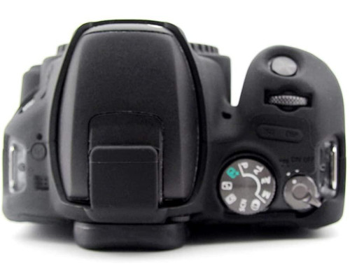 Захисний силіконовий чохол для фотоапаратів Canon EOS 200D, 250D, 200D II - чорний
