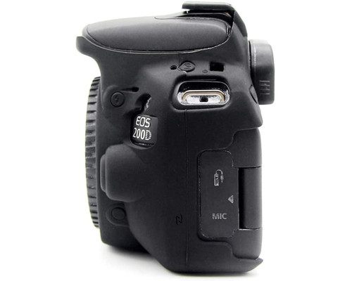 Захисний силіконовий чохол для фотоапаратів Canon EOS 200D, 250D, 200D II - чорний