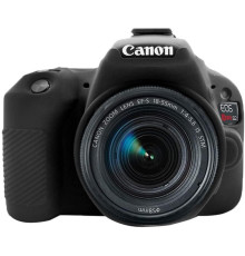 Захисний силіконовий чохол для фотоапаратів Canon EOS 200D, 250D, 200D II - чорний