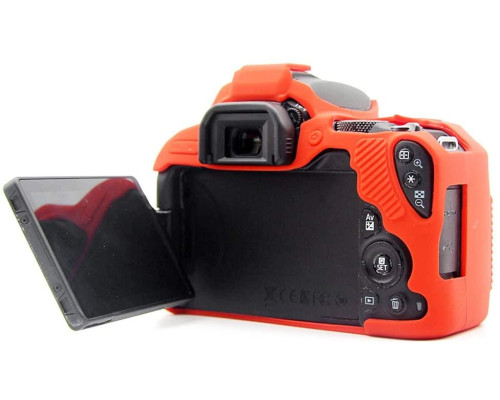 Захисний силіконовий чохол для фотоапаратів Canon EOS 200D, 200D II, 250D - червоний