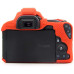 Захисний силіконовий чохол для фотоапаратів Canon EOS 200D, 200D II, 250D - червоний