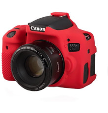 Захисний силіконовий чохол для фотоапаратів Canon EOS 750D - червоний