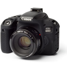 Захисний силіконовий чохол для фотоапаратів Canon EOS 800D (T7I) - чорний
