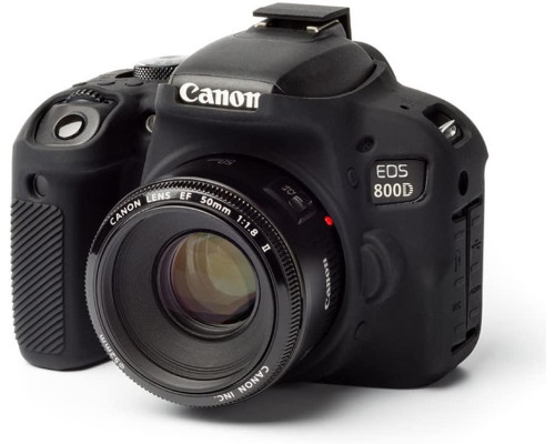 Захисний силіконовий чохол для фотоапаратів Canon EOS 800D (T7I) - чорний
