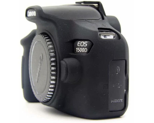 Захисний силіконовий чохол для фотоапаратів Canon EOS 1500D - чорний