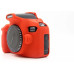 Защитный силиконовый чехол для фотоаппаратов Canon EOS 1500D, 1300D - красный