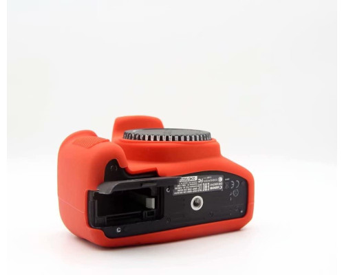 Защитный силиконовый чехол для фотоаппаратов Canon EOS 1500D, 1300D - красный