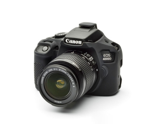 Захисний силіконовий чохол для фотоапаратів Canon EOS 4000D, 3000D — чорний