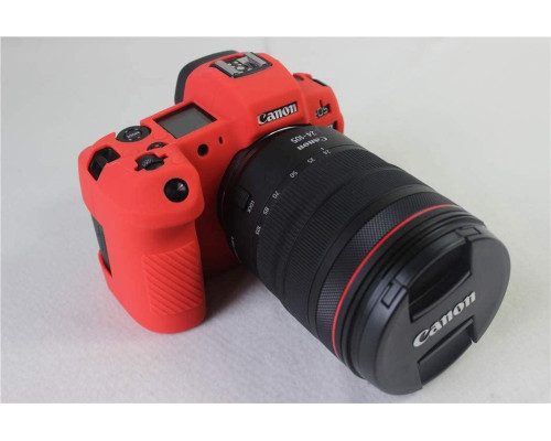 Захисний силіконовий чохол для фотоапаратів Canon EOS R - червоний