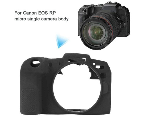 Захисний силіконовий чохол для фотоапаратів Canon EOS RP - чорний