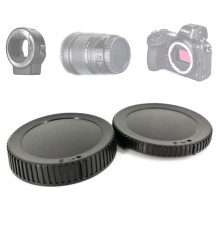Комплект кришок для Nikon Z (задня об'єктиву та на тушку) (бездзеркалки) - 2 кришки