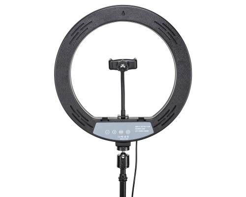 Кільцеве LED світло YQ-320A (12" - 32см) з пультом і тримачем для телефону для портретної, бьюті селфі зйомки
