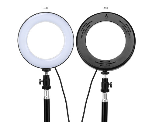 Комплект кільцевий LED світло ZM100 (6" - 16см) + пульт + пантограф 70 см + шарнірне кріплення