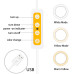 Кільцевий LED освітлювач ZM118 (10" - 27см) з пультом, USB, стійкою 80 см та шарніром для предметної зйомки