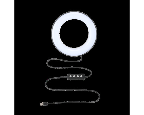 Кільцеве LED світло ZM100 (6" - 16см) з пультом (провідним) та USB для б'юті, селфі та предметної зйомки