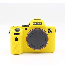 Захисний силіконовий чохол для фотоапаратів SONY A7 II, A7r II, A7s II - жовтий