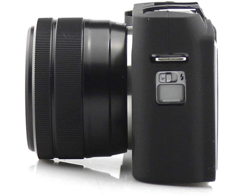 Захисний силіконовий чохол для фотоапаратів FujiFilm X-A3, X-A10 X-A20 X-A5 - чорний
