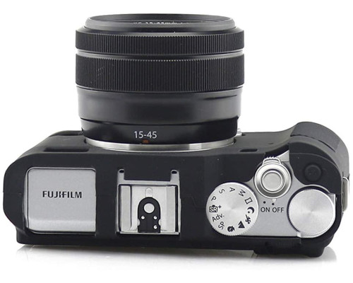 Захисний силіконовий чохол для фотоапаратів FujiFilm X-A3, X-A10 X-A20 X-A5 - чорний