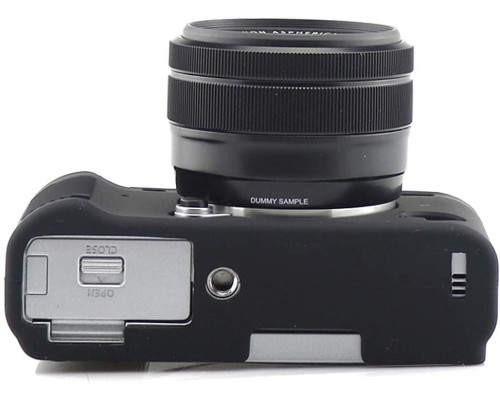 Захисний силіконовий чохол для фотоапаратів FujiFilm X-A3, X-A10 X-A20 X-A5 - чорний