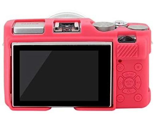 Захисний силіконовий чохол для фотоапаратів FujiFilm X-A3, X-A10 X-A20 X-A5 - червоний