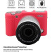 Захисний силіконовий чохол для фотоапаратів FujiFilm X-A3, X-A10 X-A20 X-A5 - червоний