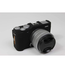 Захисний силіконовий чохол для фотоапаратів FujiFilm X-A7 - чорний