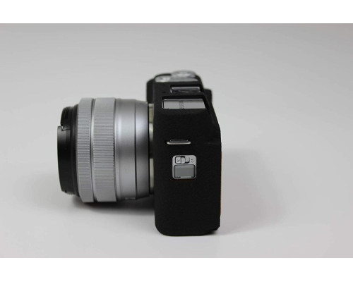 Захисний силіконовий чохол для фотоапаратів FujiFilm X-A7 - чорний