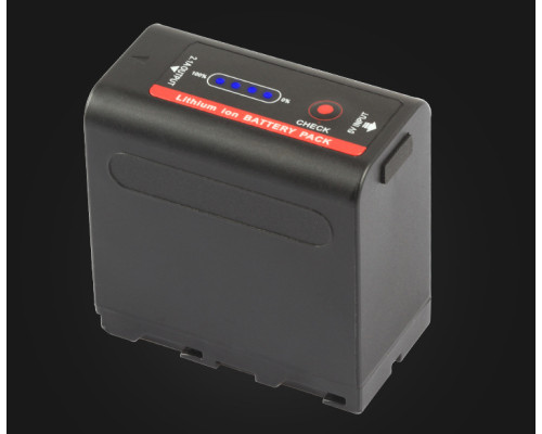 Акумулятор NP-F980 (NP-F970, NP-F960) з функцією Powerbank та USB для камер SONY та LED світла (7800 ma)