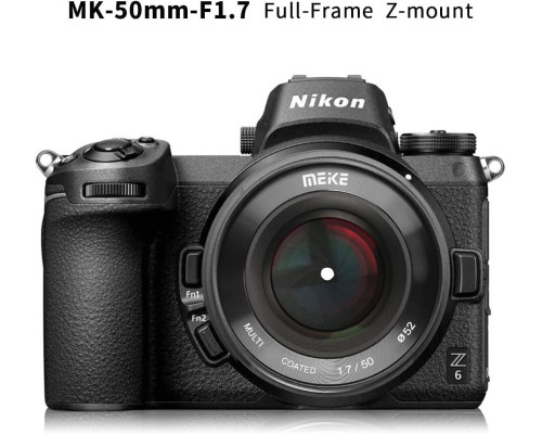 Об'єктив MEIKE 50 мм F/1.7 MC (MK-50 F1.7) для Nikon Z (бездзеркало Z-mount)