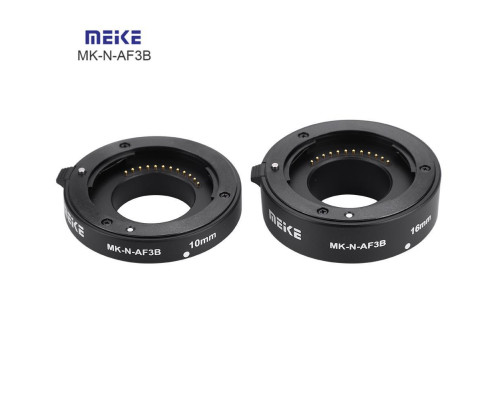 Макрокільця Meike MK-N-AF3B автофокусні для фотокамер NIKON (бездзеркала - байонет Nikon 1)
